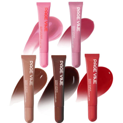 Cute Toast Lip Gloss – Moisturizing Jelly Shine for Lips